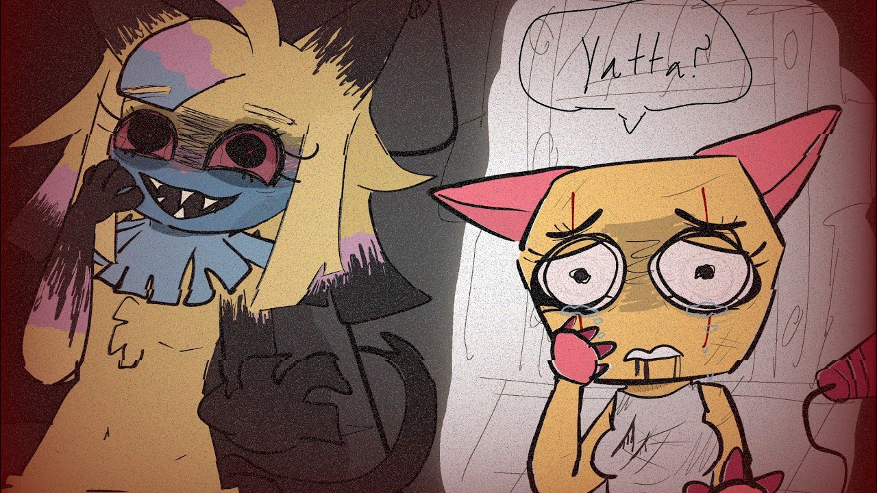 YATTA X SCRAPS (PAPER MACHE) DANDY'S WORLD DARKSIDE VIDEO!! |Doomed Yuri|