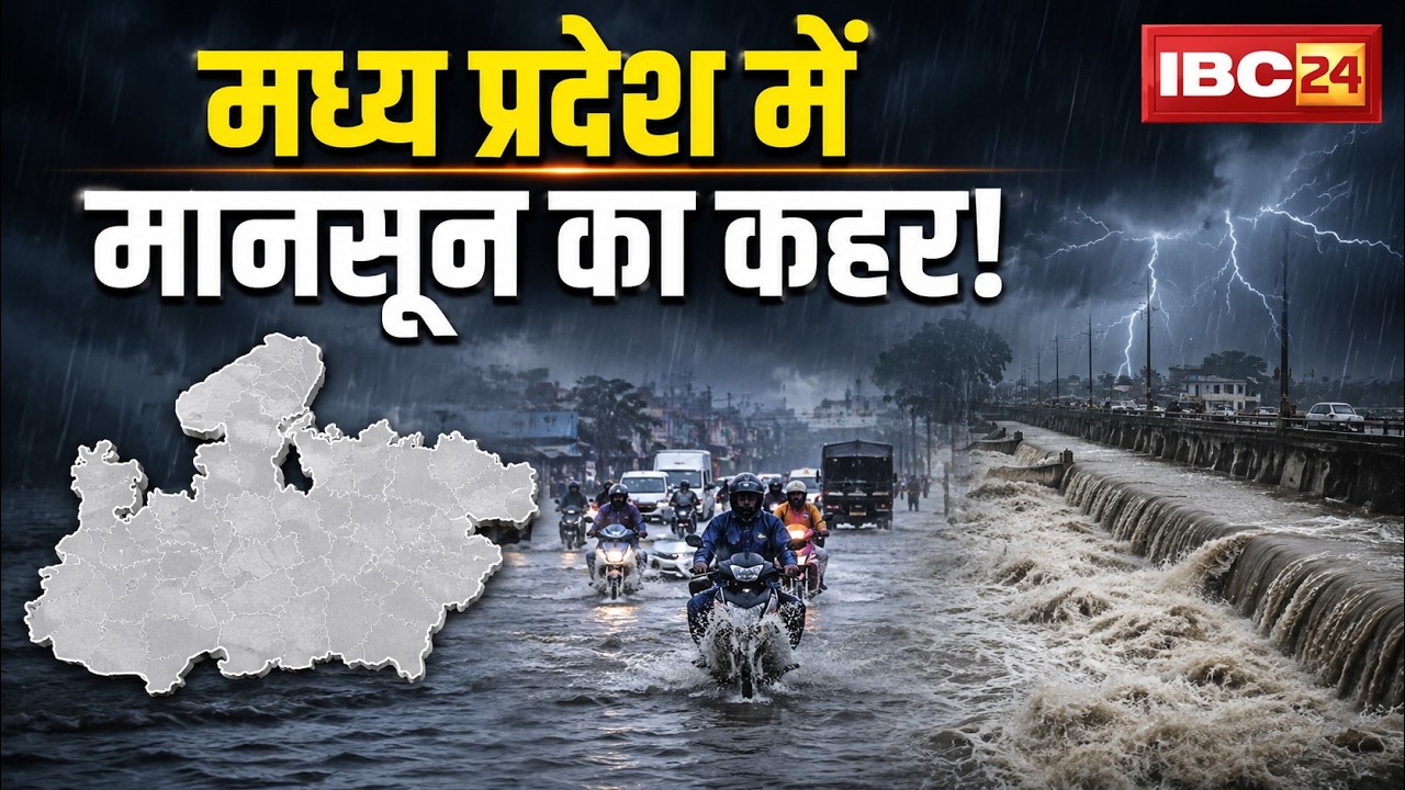 Madhya Pradesh Weather Alert: Monsoon Fury in Madhya Pradesh! Heavy Rain Alert for 35+ Districts