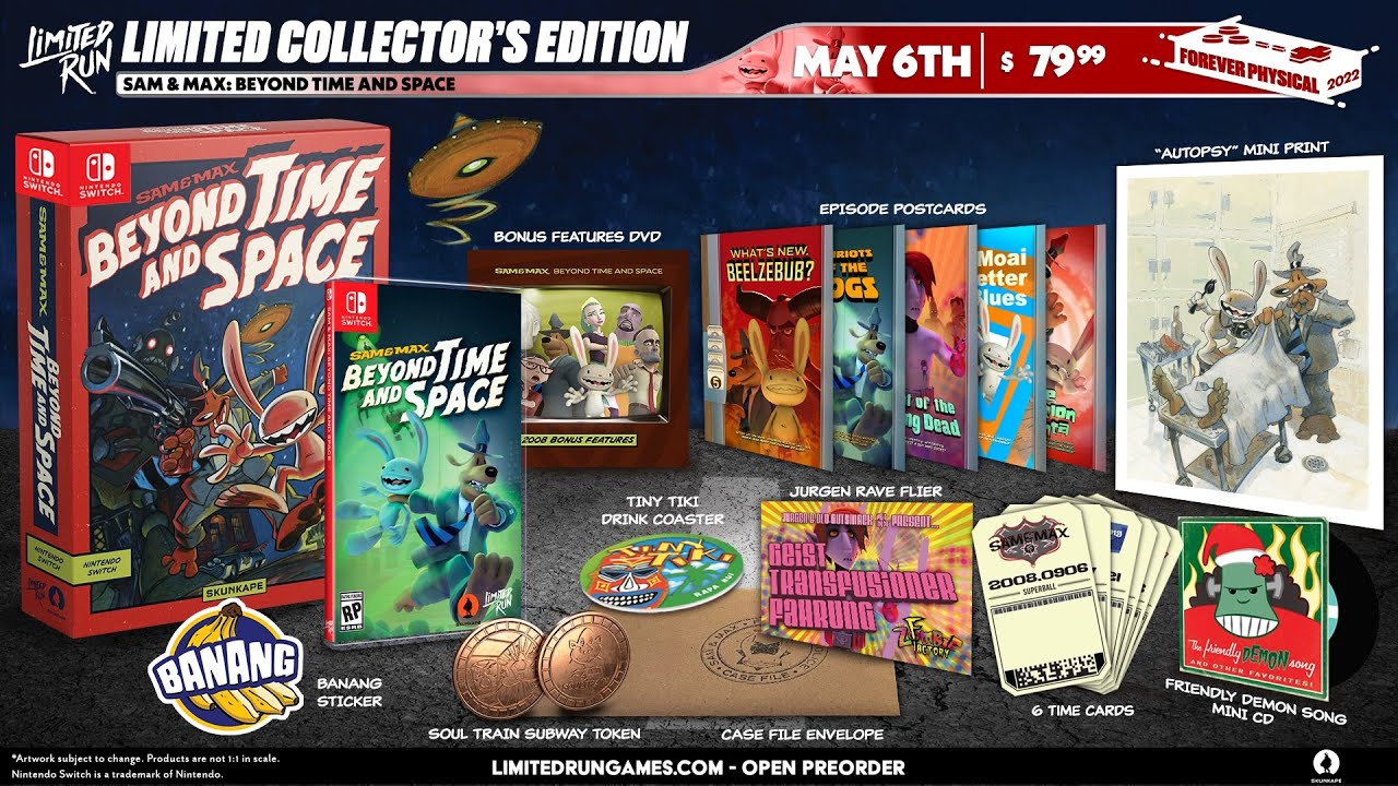 Sam & Max Save the World Collector Edition| Limited Run Games