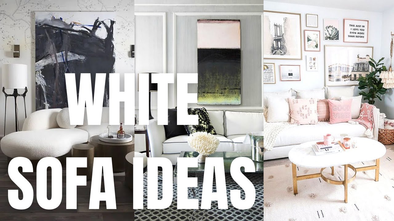 Stylish White Sofa Ideas and Living Room Decor Inspirations.