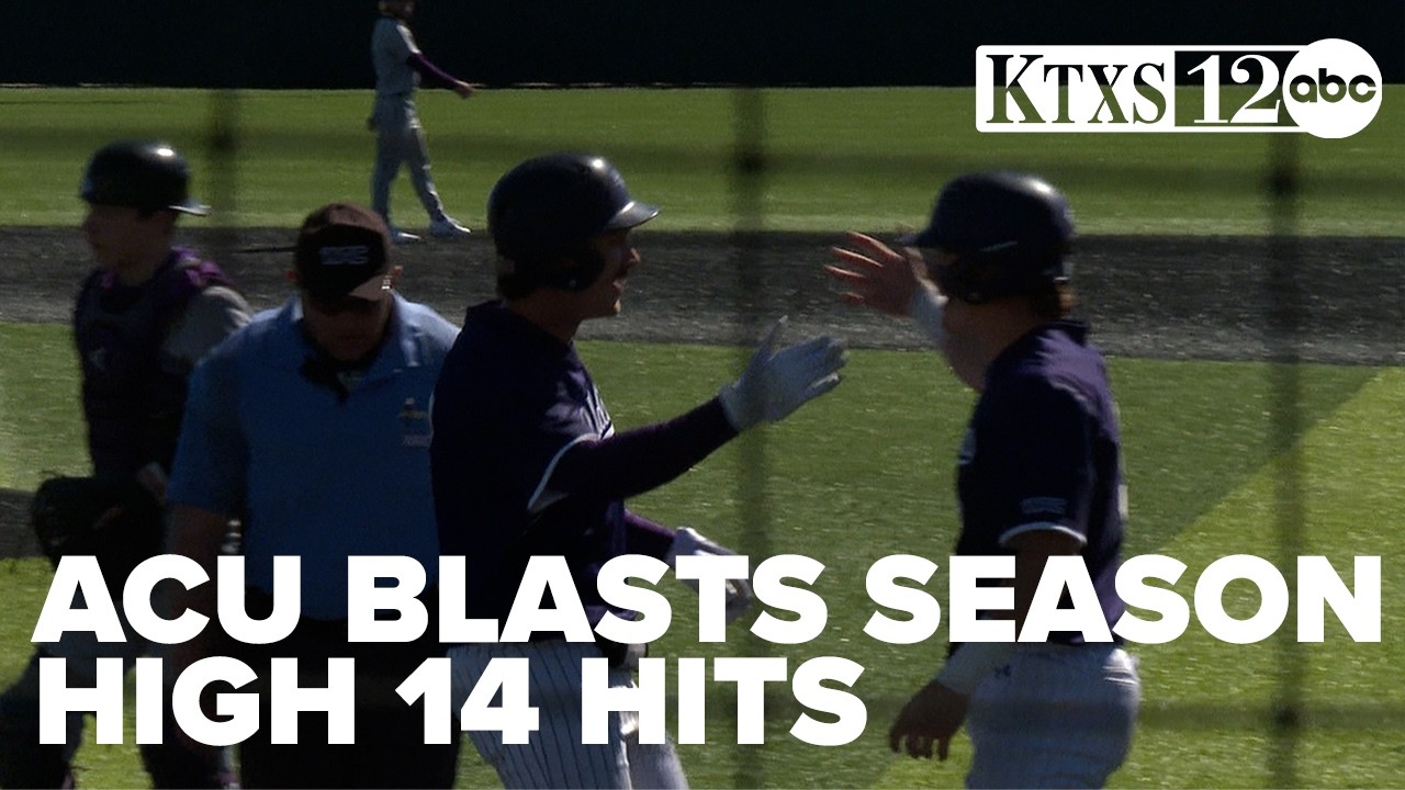 ACU blasts season-high 14 hits in 13-2 win to secure first series of 2026