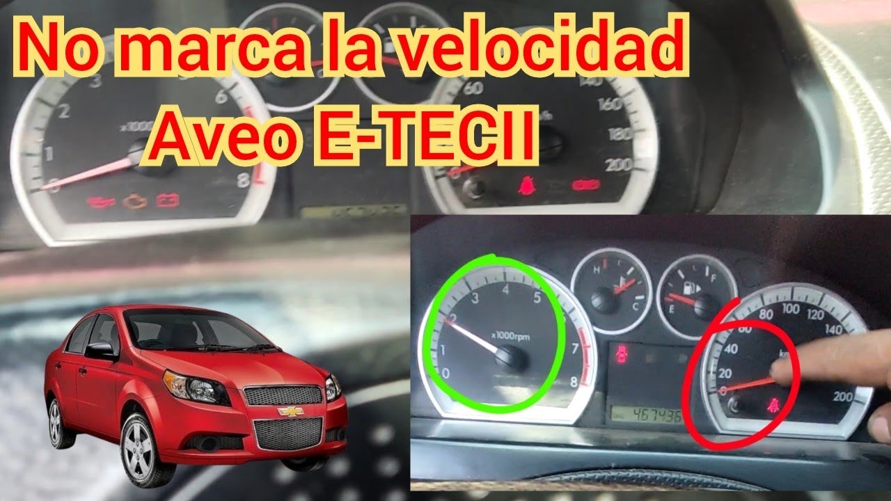 No sube la aguja del velocímetro de aveo
