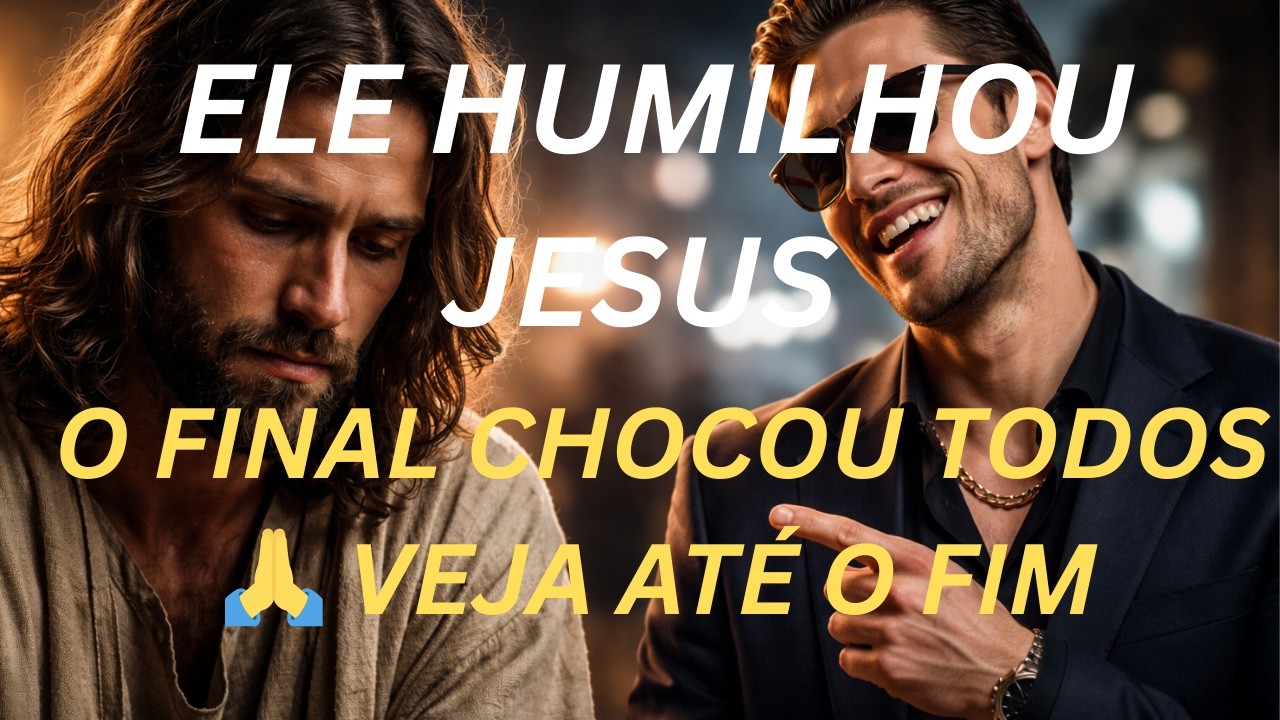 ELE RIU DE JESUS NA RUA… MAS O QUE ACONTECEU DEPOIS VAI TE CHOCAR 😱🙏
