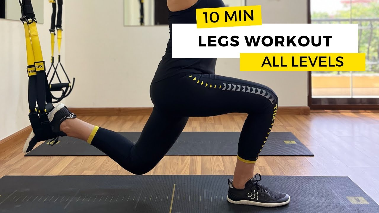 10 MIN TRX Leg Workout | Suspension Training Workout