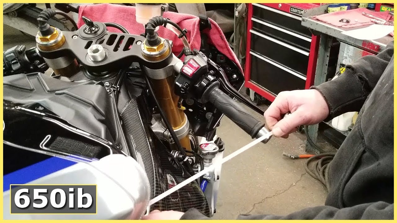 Racing Clip-On's (Handlebars) Installed | Yamaha R1M Build