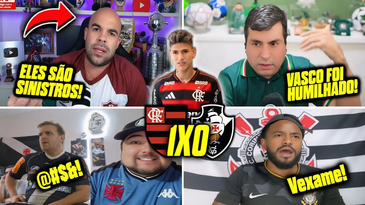 REAÇÕES DOS RIVAIS FURIOSOS APÓS VITÓRIA DO MENGÃO! -FLAMENGO 1 x 0 VASCO -VAMOS RIR!!?