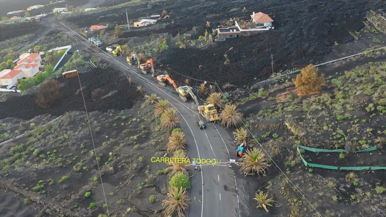 Obras recuperación Ctra. Gral. Todoque - San Nicolás, Camino Aniceto, Camino Marta y Hoyo Todoque