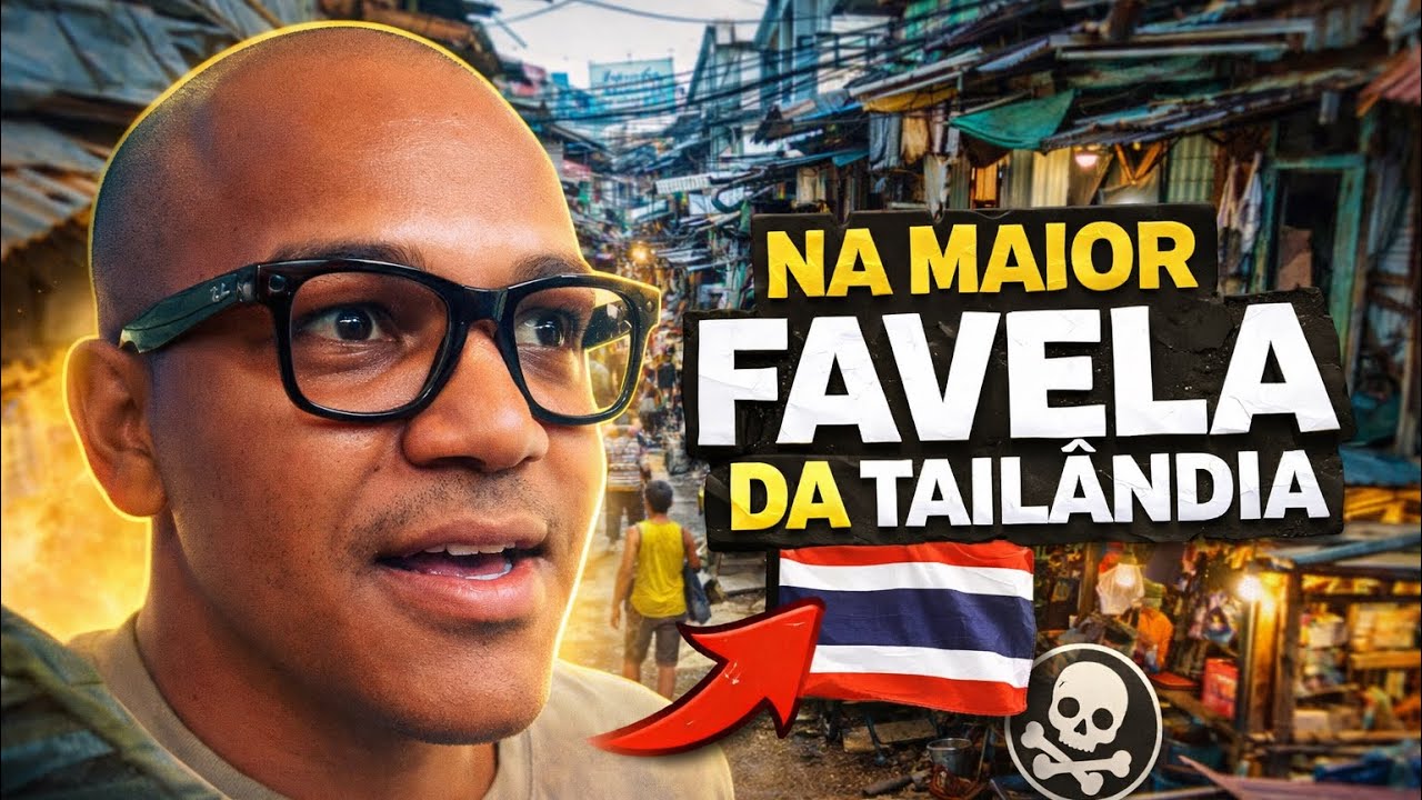 Entrei na maior favela da Tailândia | Khlong Toei sem filtro