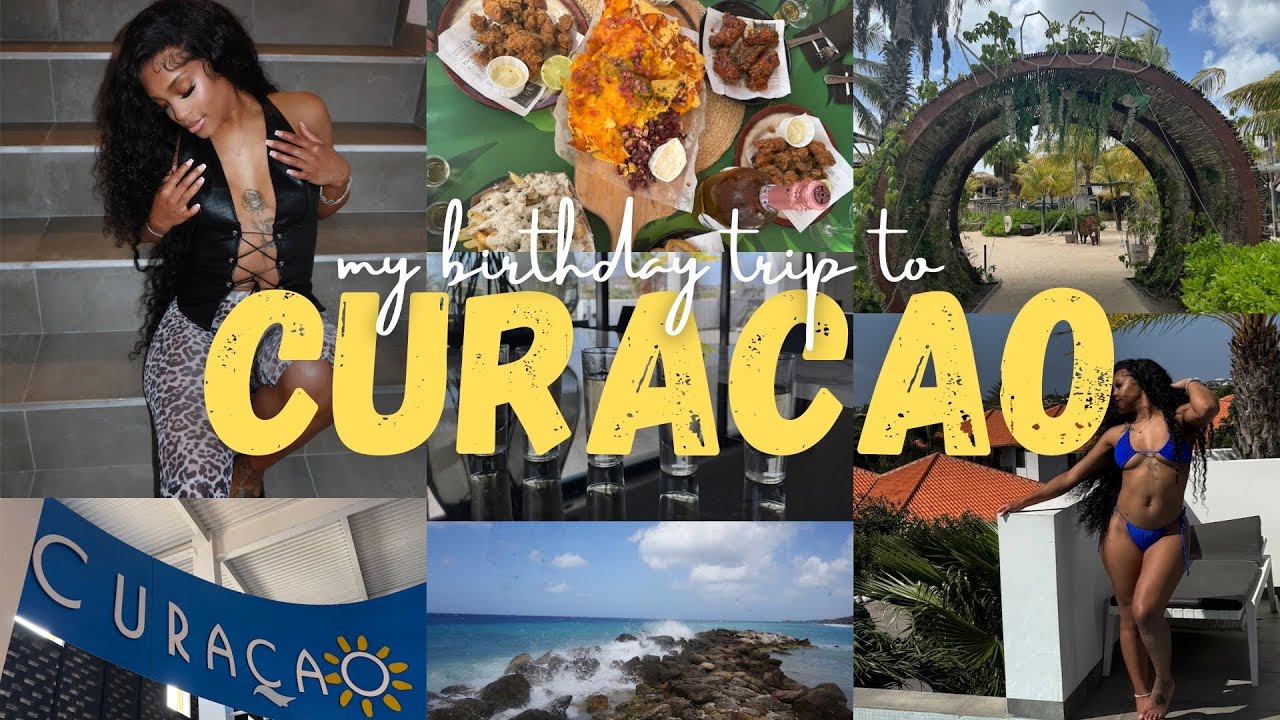 BIRTHDAY TRIP TO CURACAO 🏝️| BEAUTIFUL AIRBNB, BEACH CLUBS, CRAZY BOAT DAY, CLUB LIV, DINNER & MORE!