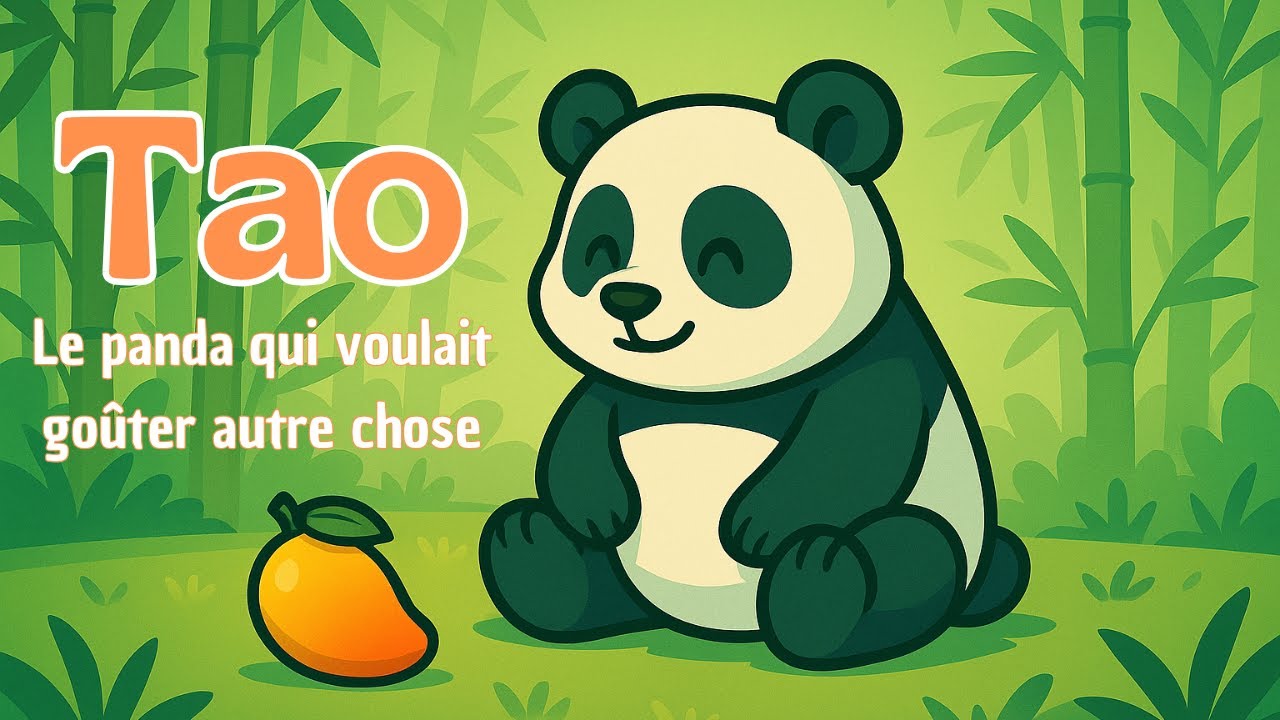 Tao, le panda qui voulait goûter autre chose 🐼🌿| Histoire pour enfants