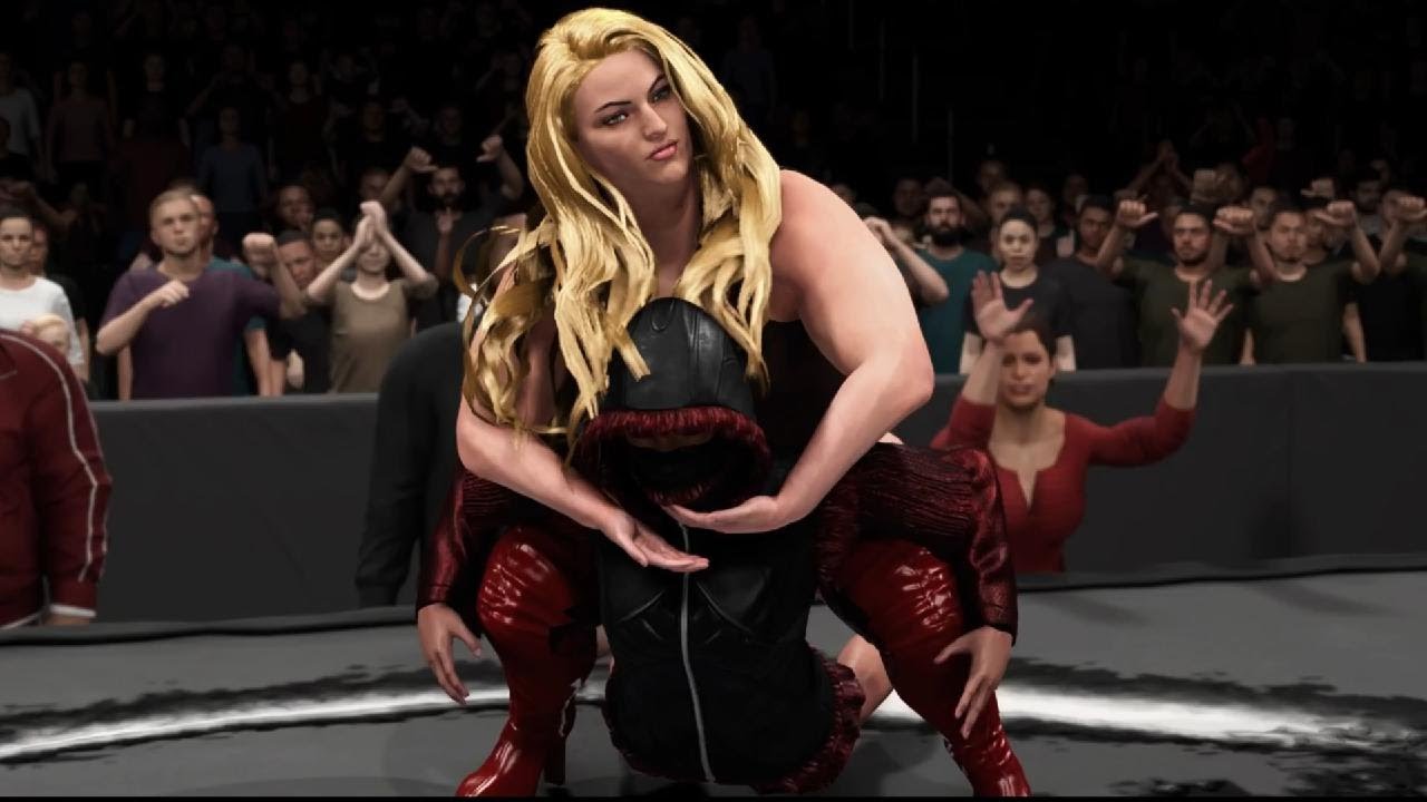 OCW 2k25 113 Underground Match Heather McDonald gets Scarlet Ninja in a powerful Camel Clutch!