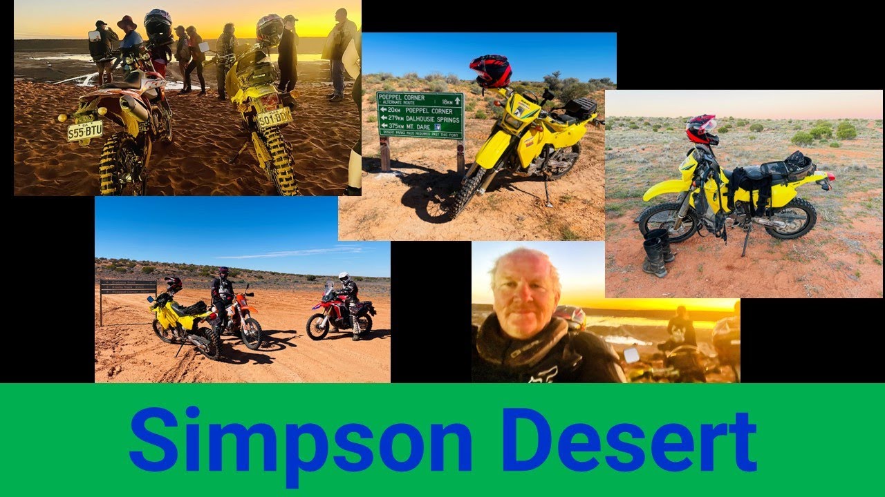 Crossing the Simpson Desert Dalhousie Springs to Big Red #motoadventure #simpsondesert #advrider