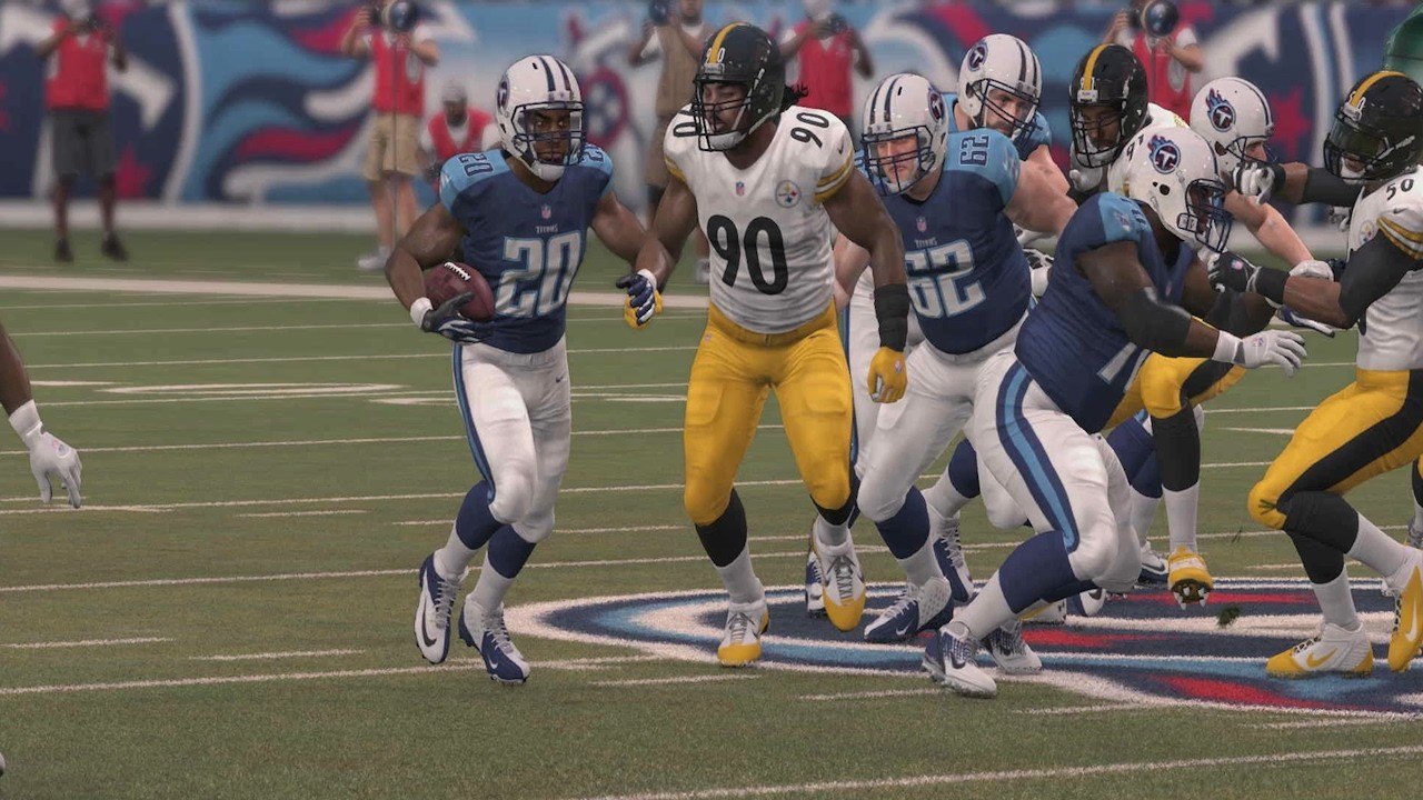 Madden 16: Pittsburgh Steelers Vs Tennessee Titans Game 2 (MLB Style Playoff Sim)