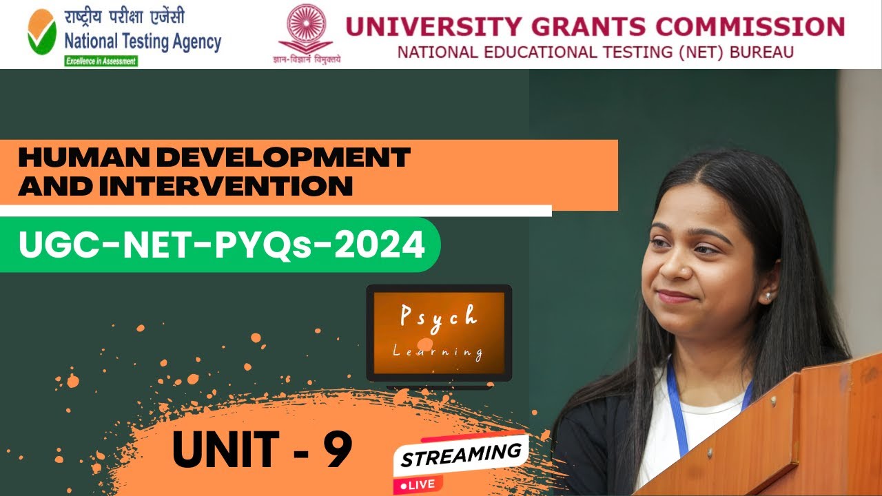 NET-PYQs-2024. Модуль 9 (Развитие человека и вмешательства) @psychlearning #психология #ugcnet