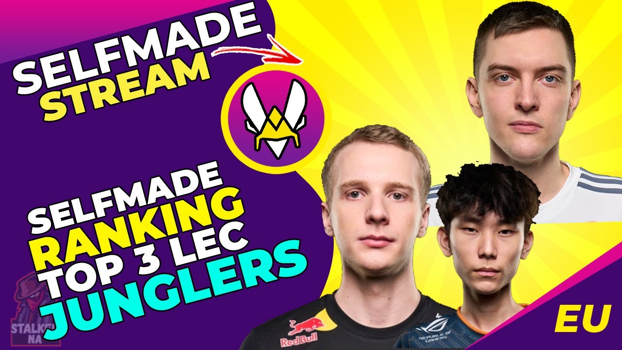VIT Selfmade RANKING Top 3 LEC Junglers [2023] 👀