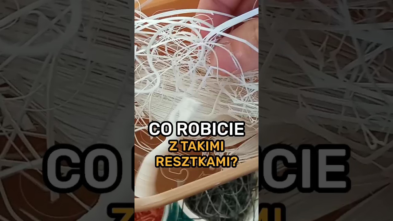 Odpady z druku 3D: co robić z filamentem i szpulami? #druk3d #shorts