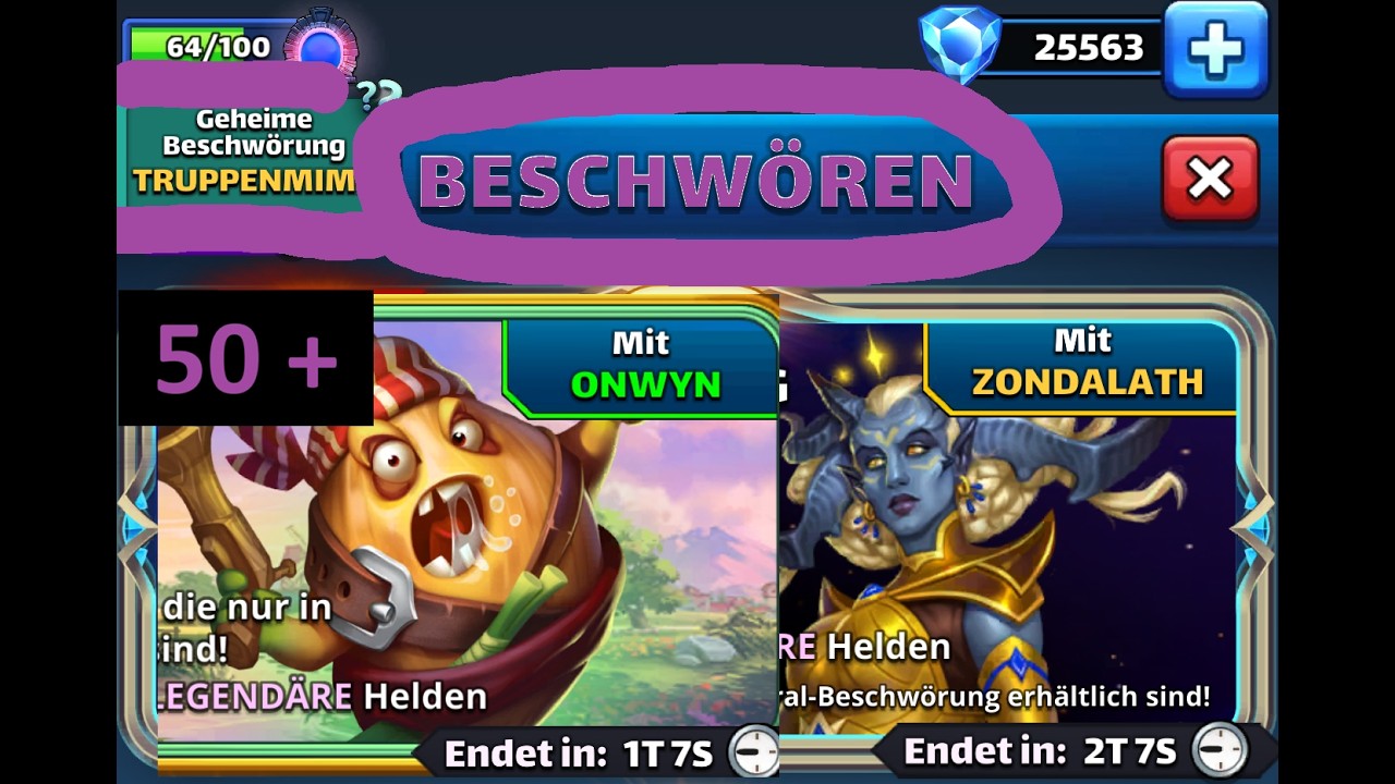 ONWYN, ZONDALATH und viele Gemüse-Beschwörungen