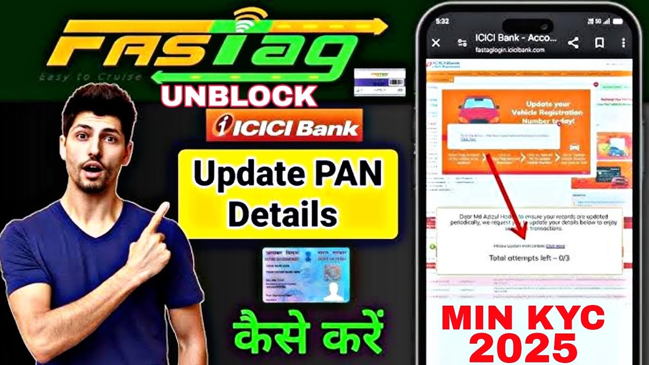 How to activate ICICI fastag | ICICI fastag blacklist problem solved | How to unblock ICICI fastag