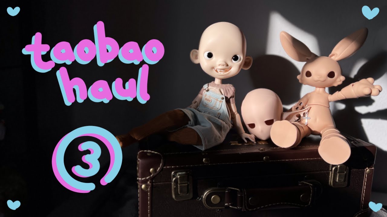 Taobao BJD Haul #3 | Shirakawa Doll, H. Minor Body, Many Wigs