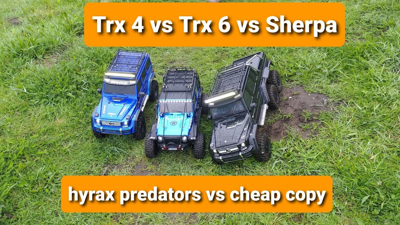 absima sherpa vs traxxas trx4 vs traxxas trx6 mods and updates