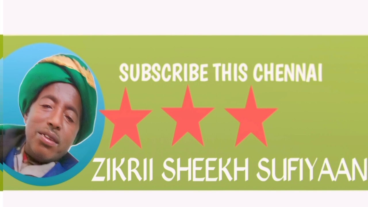 Old Menzuma Sheekh Sufiyaan Zikrii Mowlida Galamsiyyi