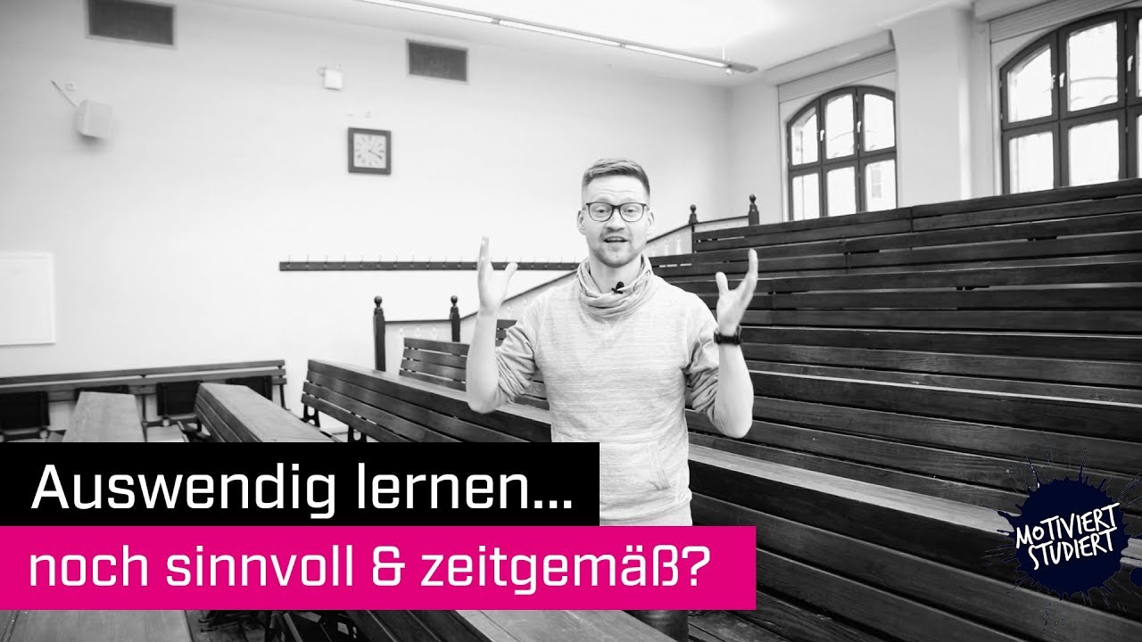 ??? Auswendig lernen noch sinnvoll und zeitgem&auml;&szlig; ??? Bullemielernen, stupides Ausweniglernen