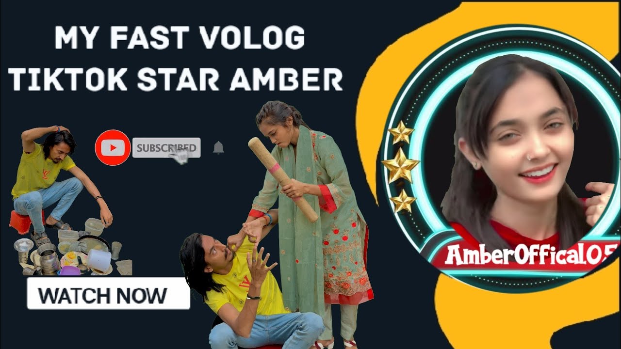 My Fast Volg Tiktok Star Amber#foryou #pakistan #youtubeshorts #love #funny #funnyvideo