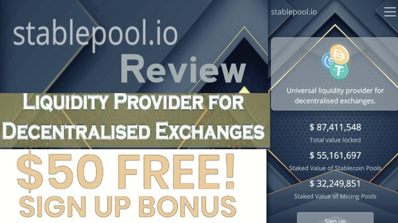 Stablepool.io New Online Earning Website Review || Earning Passive  Income  from your  Crypto 2021