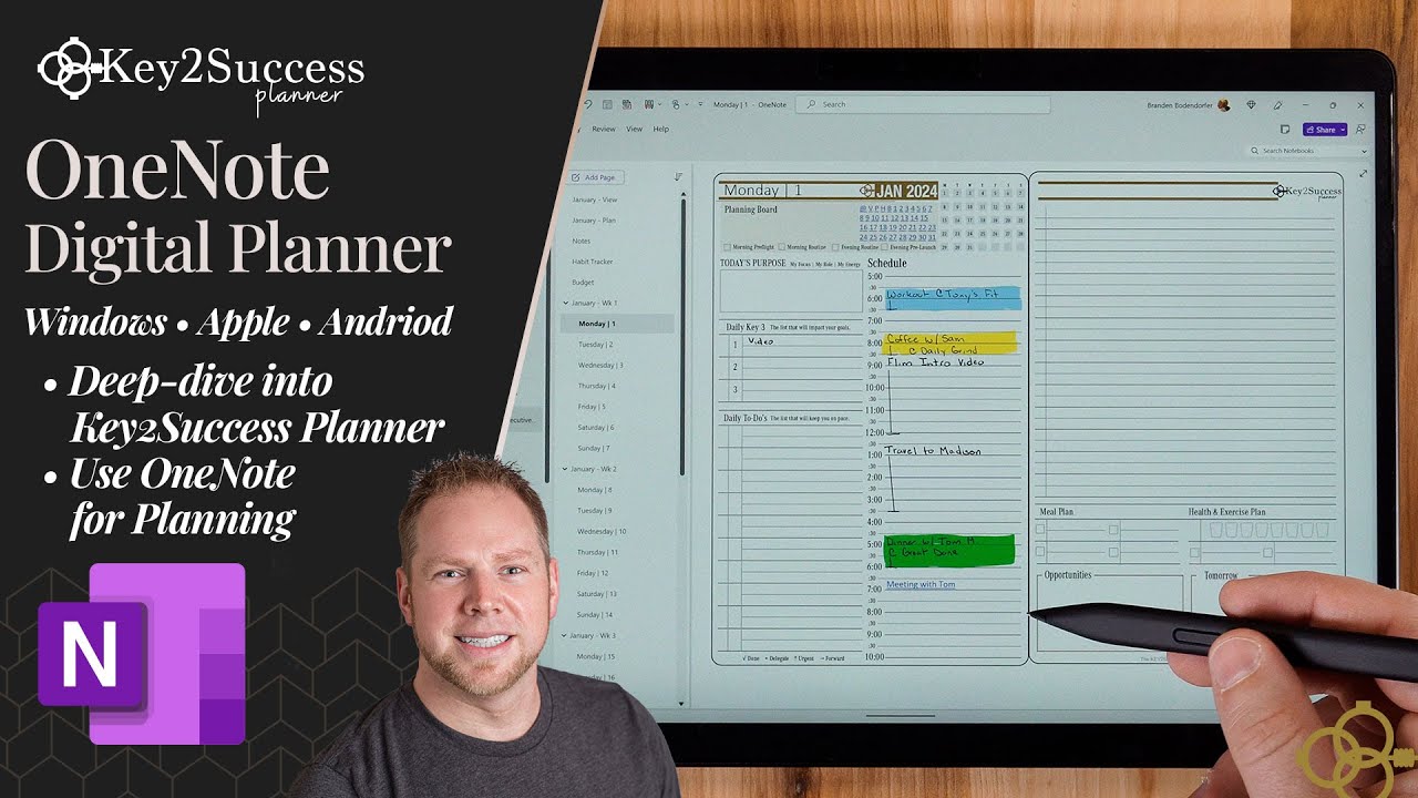 Как начать цифровое планирование с помощью OneNote Digital Planner