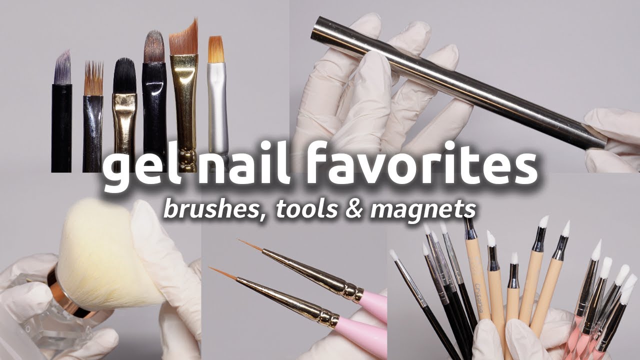 nail favourites  💅🏻  all the brushes, tools & magnets I use + recommendations