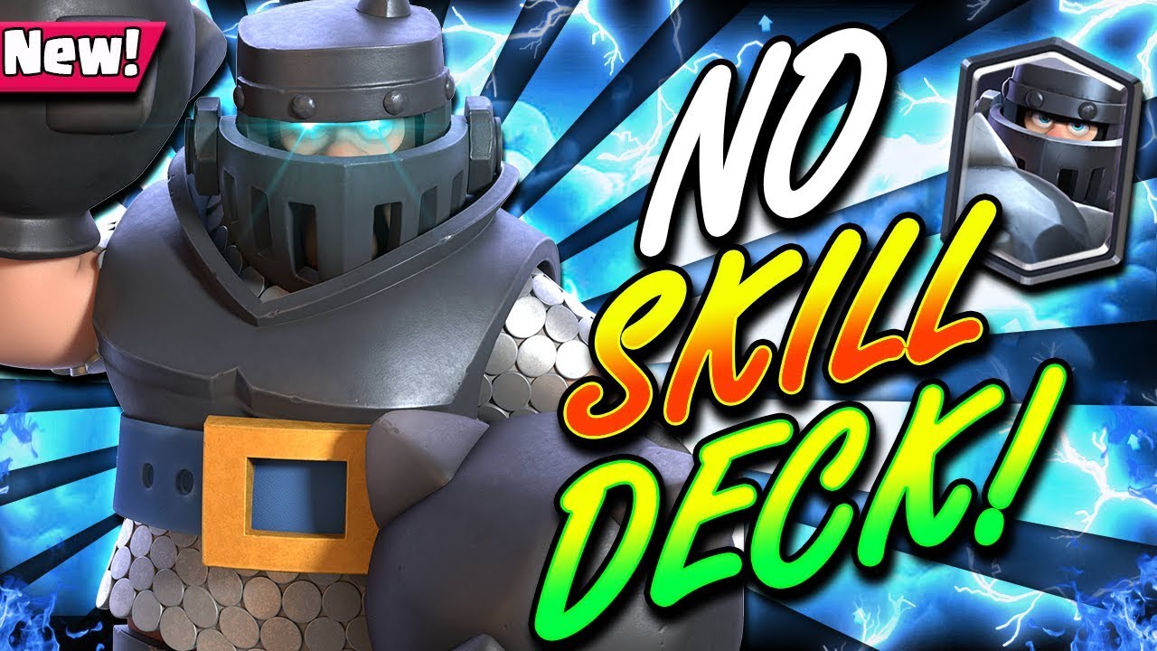 The EASIEST MEGA KNIGHT DECK in CLASH ROYALE!! NO SKILL NEEDED!!
