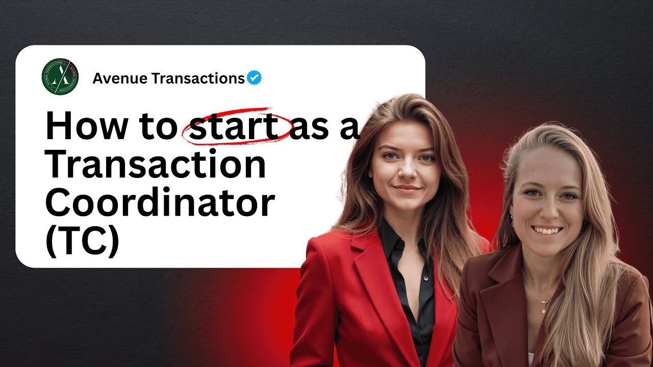 How to get started as a Transaction Coordinator (TC)
