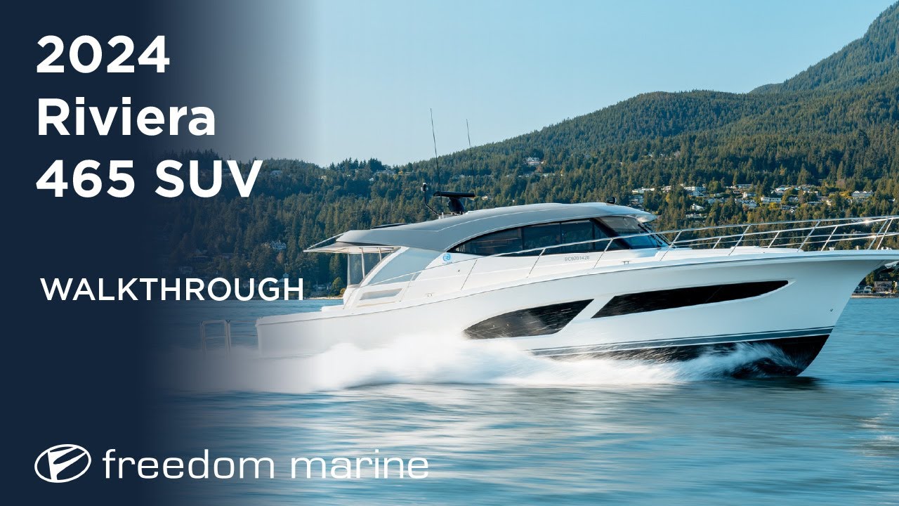 Luxury Boating Made Simple: Discover the 2025 Riviera 465 SUV