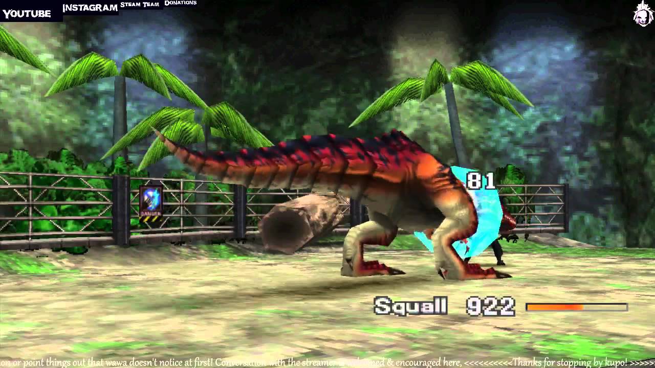 Low level TREX fight [HD] FFVIII - Disc 1 (Squall Solo)