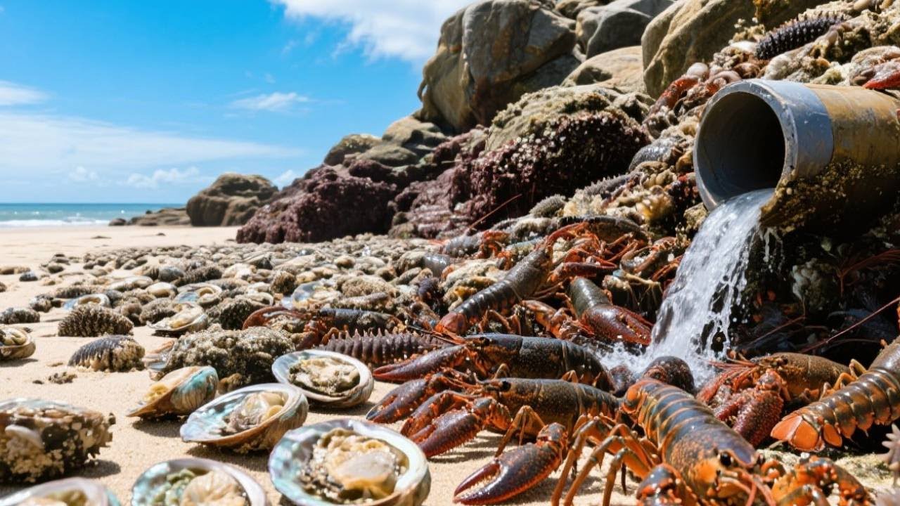🌊比手掌還大的鮑魚撿不停，八爪魚，海參遍地都是，牛牛驚呼要吃膩了【牛牛趕海海鮮】