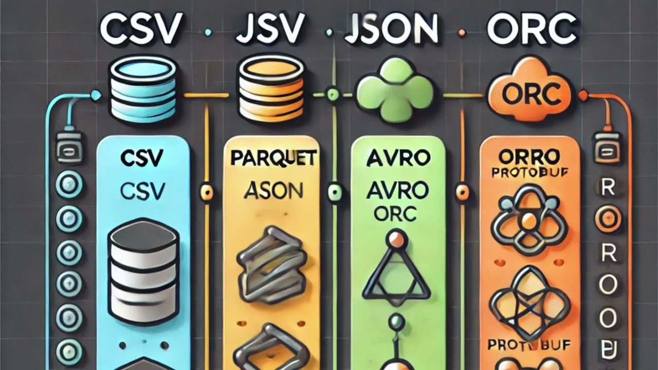 📂 Best File Formats for Data Engineering | Parquet vs. Avro vs. JSON vs. CSV Explained! 🚀