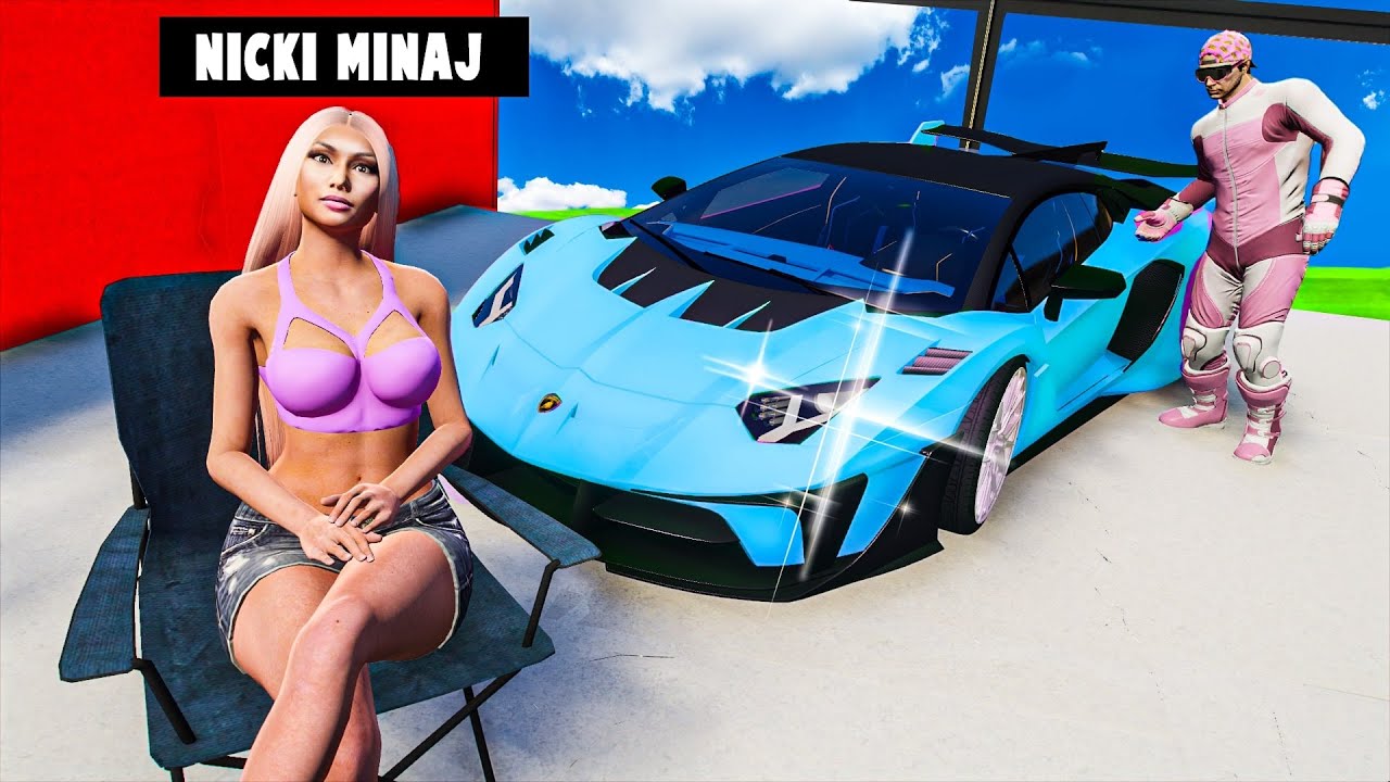 Угон машин у Ники Минаж в GTA 5