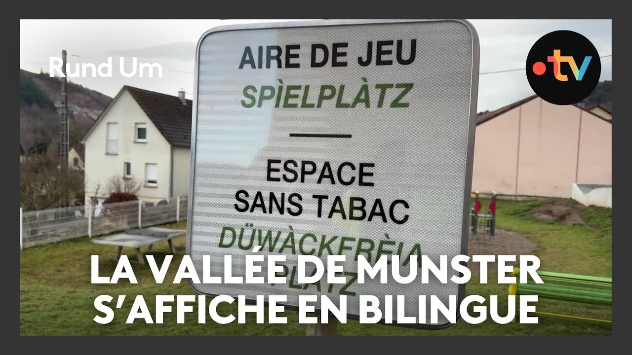 La Vallée de Munster affiche son bilinguisme franco-alsacien