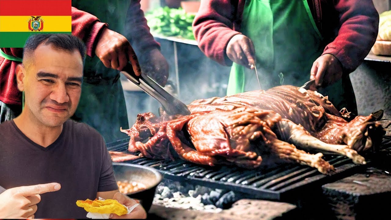 COMIDA CALLEJERA en BOLIVIA🇧🇴 🧠
