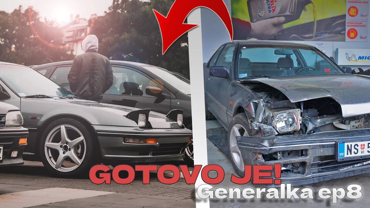 Generalka je gotova! Projekat gotov? | Honda prelude Generalka ep8