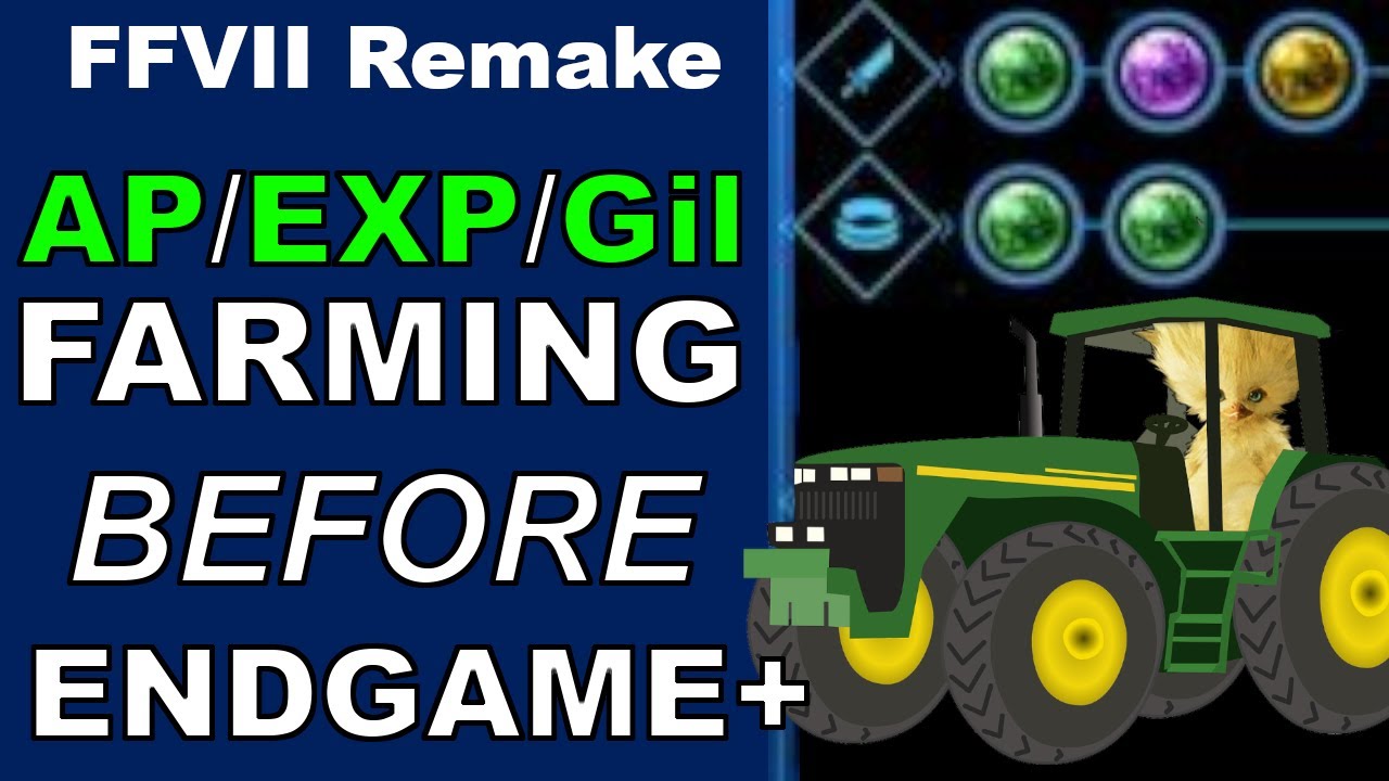 AP Farming Method BEFORE Finishing the Game - FFVII Remake
