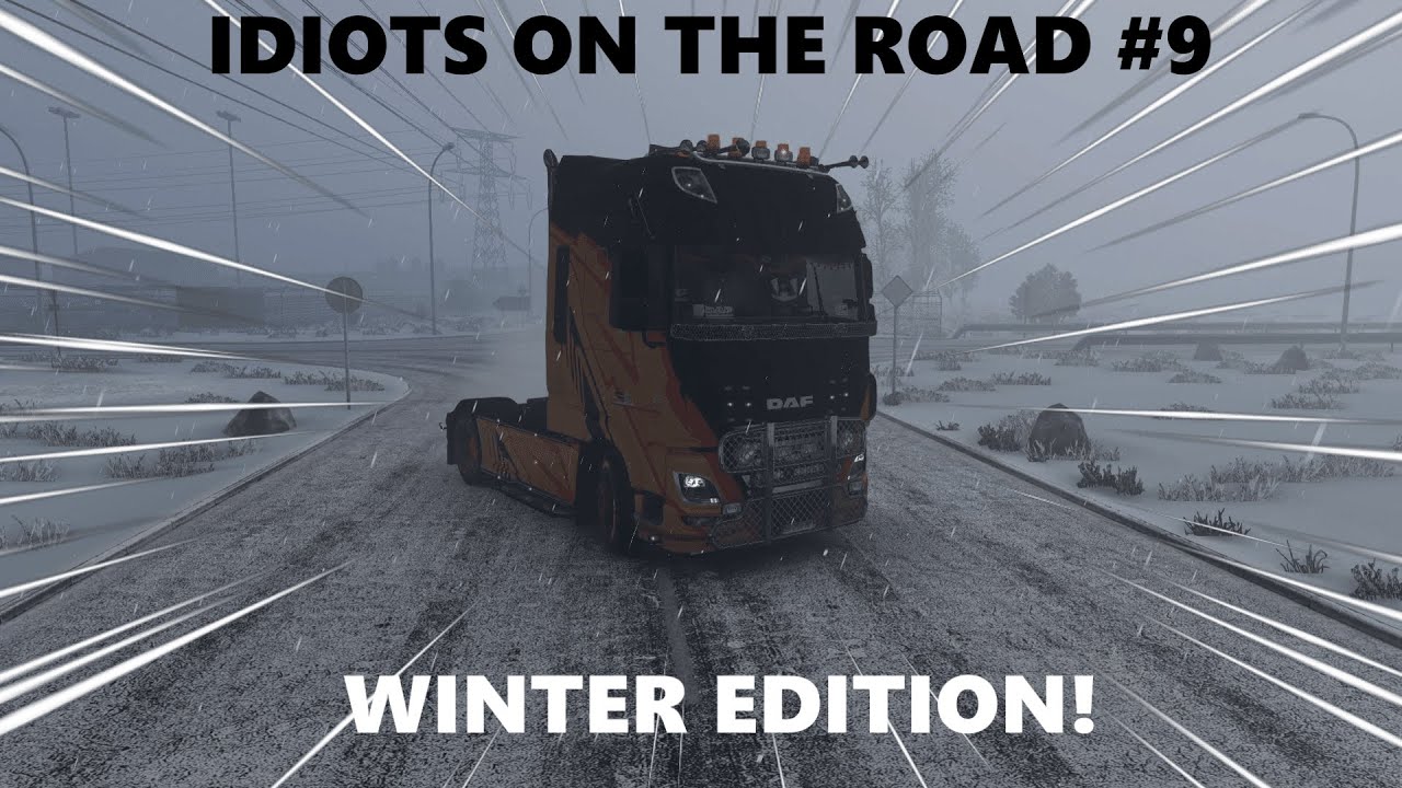 IDIOTS ON THE ROAD #9 [WINTER EDITION!] | I almost got BANNED! | TruckersMP | Euro Truck Simulator 2