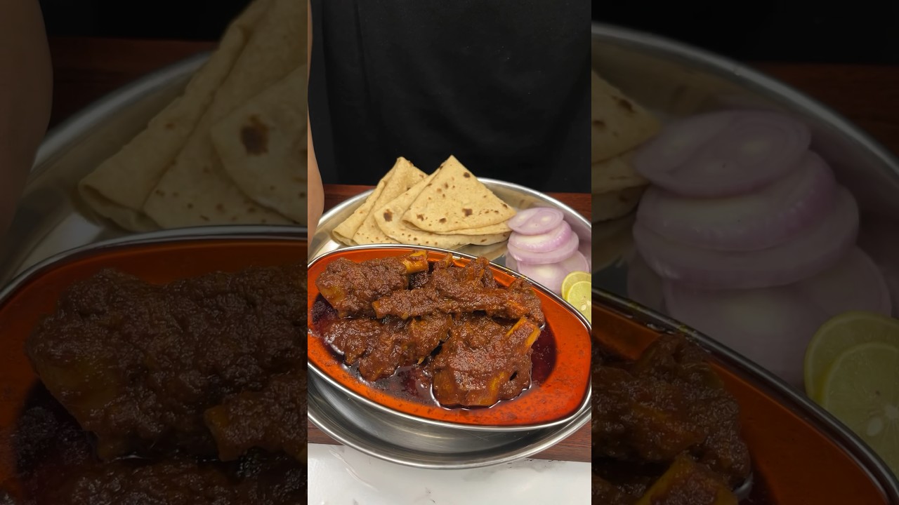 Rajasthani Lal Maas ASMR Cooking #shorts #crunchytreats #food #lalmaas #nonveg #mutton #asmr