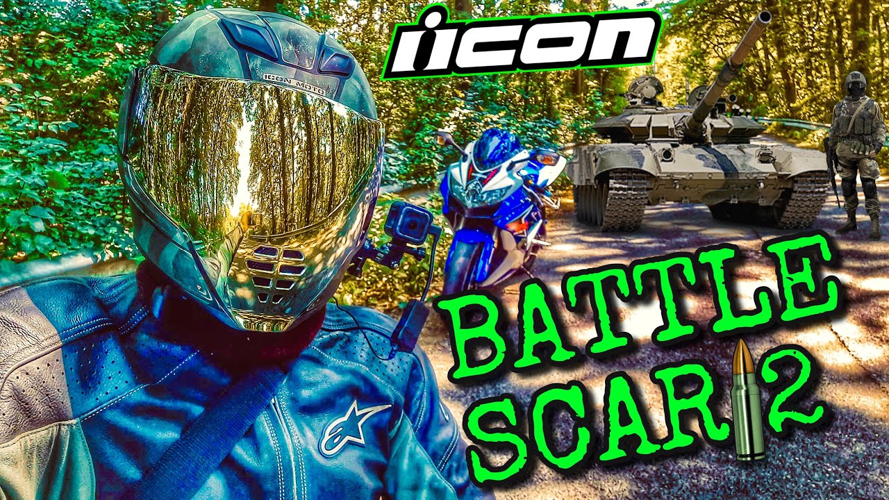 RECENSIONE DEL MIO CASCO ICON BATTLESCAR 2 !