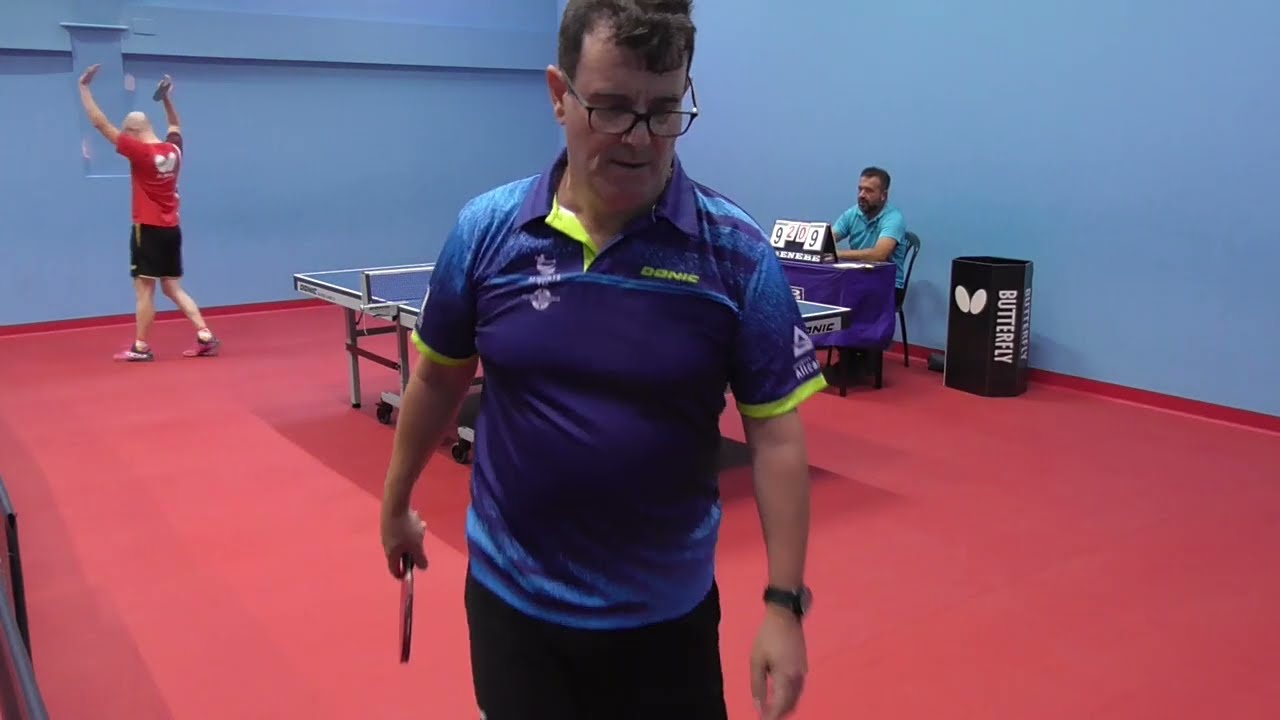 Demetrio García (Alicante TM) versus Rubén Rizo (La Torreta Tenis de Mesa)