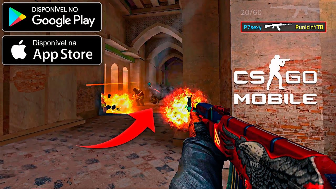 CS:GO MOBILE com PRO PLAYERS (FORWARD ASSAULT) ‹ P7GOD ›