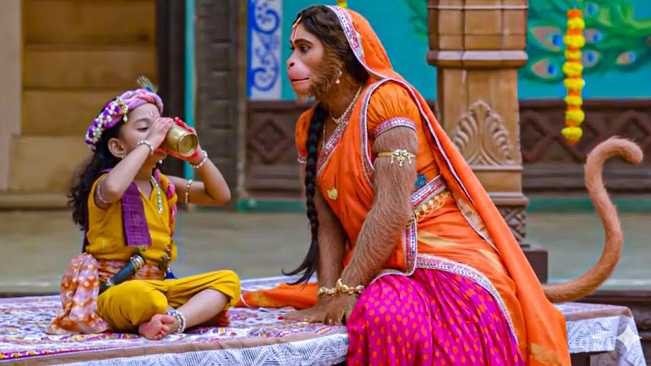 अपने लाला को दूध पिलाने मैया बनीं बंदरिया – ब्रज की दिव्य लीला! | YASHOMATI MAIYYA KE NANDLAL