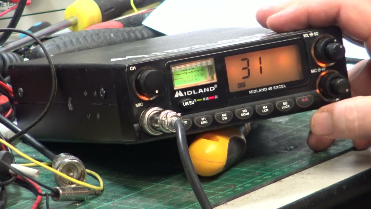 Midland 48 Excel PR27/97 UK FM CB radio (mobile) - On The Air test