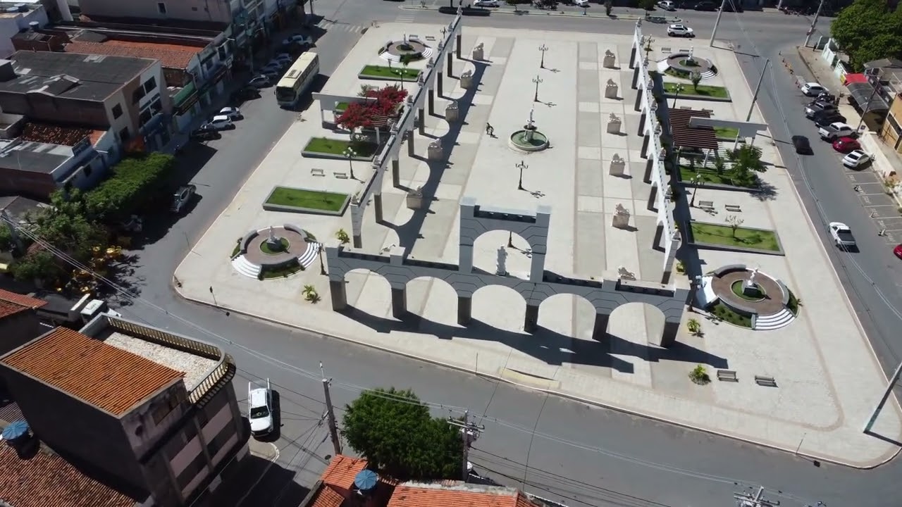 Vista Áerea (Drone) - Bom Jesus da Lapa - Ba - Por do Sol