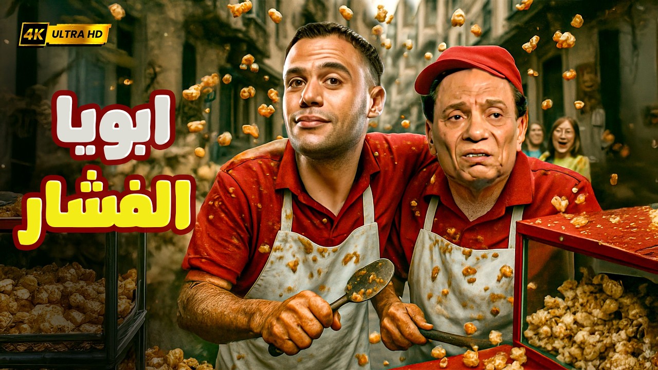 🍿 فيلم أبويا الفشار | بطولة عادل امام ومحمد إمام قلبوا الشارع سيرك فشار وضحك 😂🔥